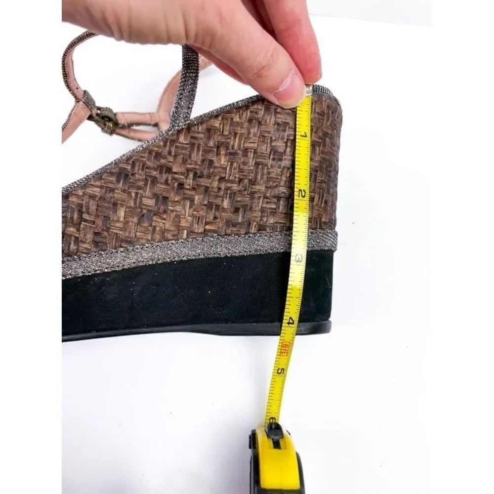 ‎Stuart Weitzman Velocity Pyrite Nocturn Wedge Heels
